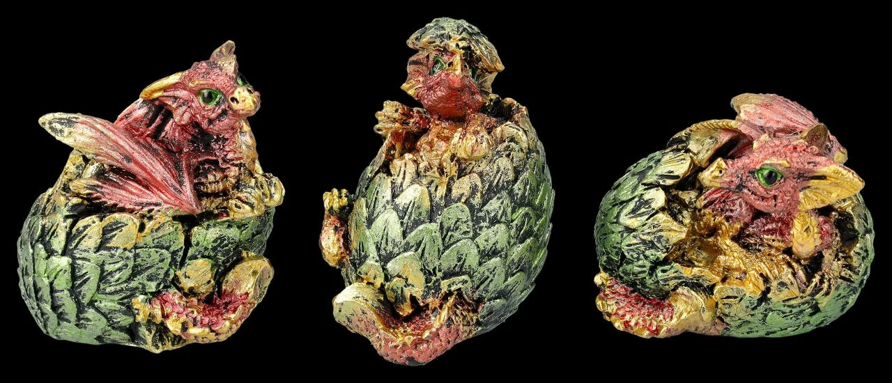 Drachenfiguren Bunt 12er Set - Babys Schlüpfen 8 Drachenfiguren Bunt 12er Set - Babys Schlüpfen – Bild 6