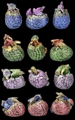 Drachenfiguren Bunt 12er Set - Babys Schlüpfen 12 Drachenfiguren Bunt 12er Set - Babys Schlüpfen -FIGUREN Verkäufe 2D FS25705 Drachenfiguren bunt 12er Set Babys schl pfen hinten 1280x1280