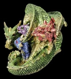 Drachenfigur Grün - Mutter Mit 3 Kindern -FIGUREN Verkäufe 2D FS25710 Drachenfigur gr n Mutter mit 3 Kindern 2 1280x1280