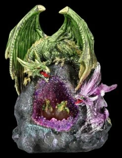 Drachenfigur Bunt - Wächter Der Brut