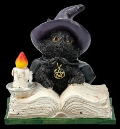 Hexen Katzen Figur - Familiars Spell