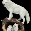 Wolf Figur - Schneewolf Mit Jungen In Der Höhle -FIGUREN Verkäufe 2D FS25793 Wolf Figur Schneewolf mit Jungen in H hle 1 1280x1280
