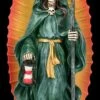 Santa Muerte Figur - Sensenmann Grün