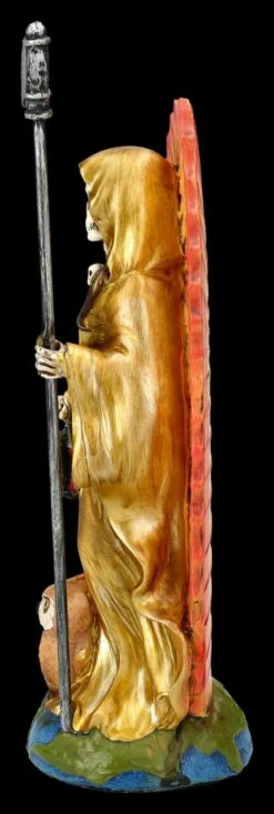 Santa Muerte Figur - Sensenmann Gold -FIGUREN Verkäufe 2D FS25833 Santa Muerte Figur Sensenmann gold 2 1280x1280