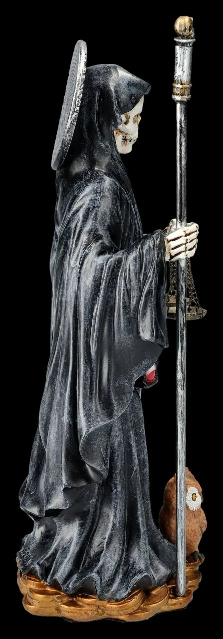 Santa Muerte Figur Mit Waage Schwarz 8 Santa Muerte Figur Mit Waage Schwarz – Bild 6