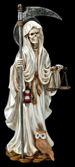 Santa Muerte Figur Mit Waage Weiß 11 Santa Muerte Figur Mit Waage Weiß -FIGUREN Verkäufe 2D FS25835 Santa Muerte mit Waage weiss 6 1280x1280