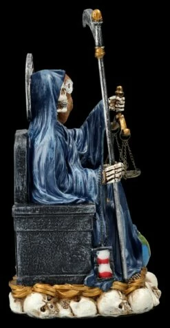 Sitzende Santa Muerte Figur Blau -FIGUREN Verkäufe 2D FS25836 Sitzende Santa Muerte Figur blau 4 1280x1280