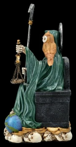 Sitzende Santa Muerte Figur Grün 12 Sitzende Santa Muerte Figur Grün -FIGUREN Verkäufe 2D FS25837 Sitzende Santa Muerte Figur gr n 2 1280x1280