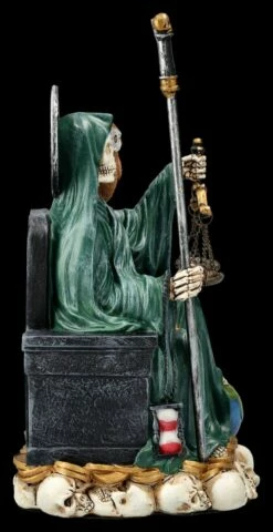 Sitzende Santa Muerte Figur Grün 14 Sitzende Santa Muerte Figur Grün -FIGUREN Verkäufe 2D FS25837 Sitzende Santa Muerte Figur gr n 4 1280x1280