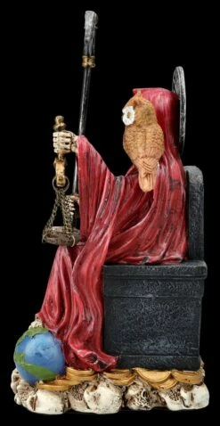 Sitzende Santa Muerte Figur Rot -FIGUREN Verkäufe 2D FS25838 Sitzende Santa Muerte Figur rot 2 1280x1280