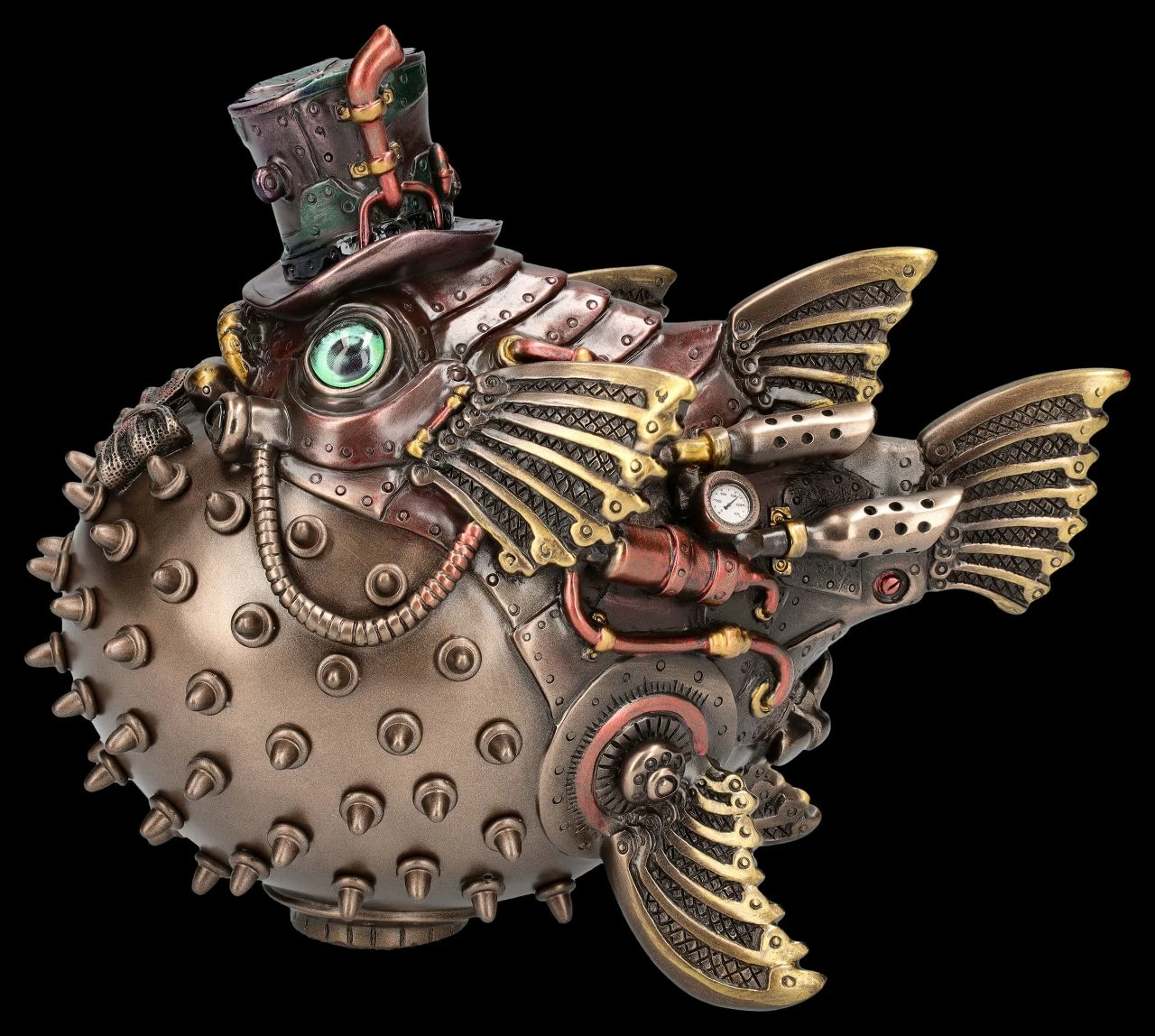 Steampunk Kugelfisch Figur - Fugu 3 Steampunk Kugelfisch Figur - Fugu