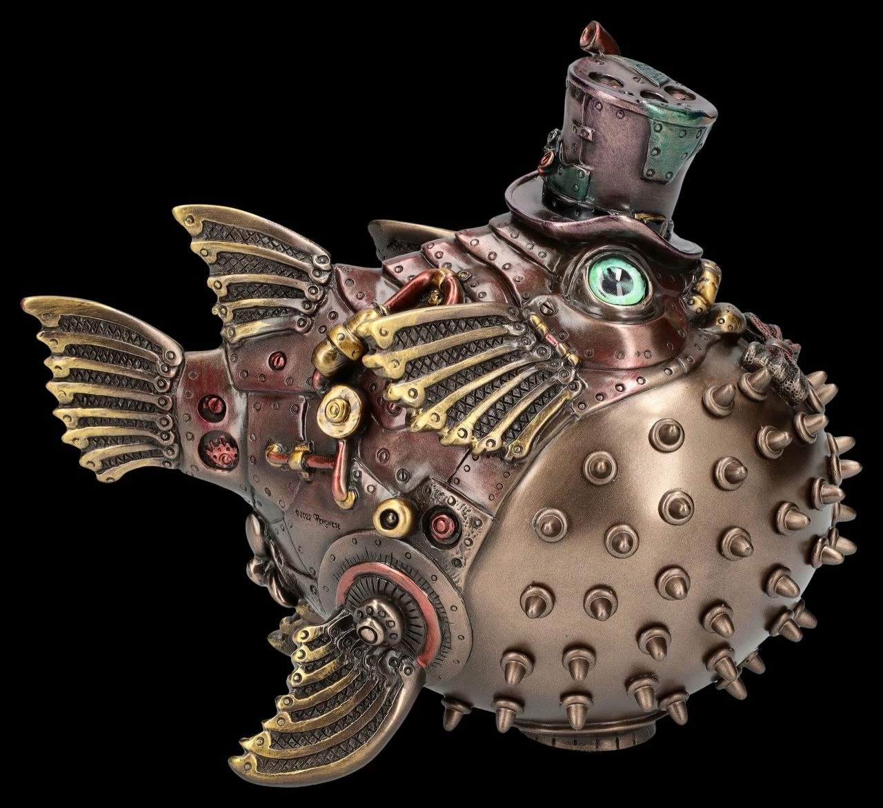 Steampunk Kugelfisch Figur - Fugu 4 Steampunk Kugelfisch Figur - Fugu – Bild 2