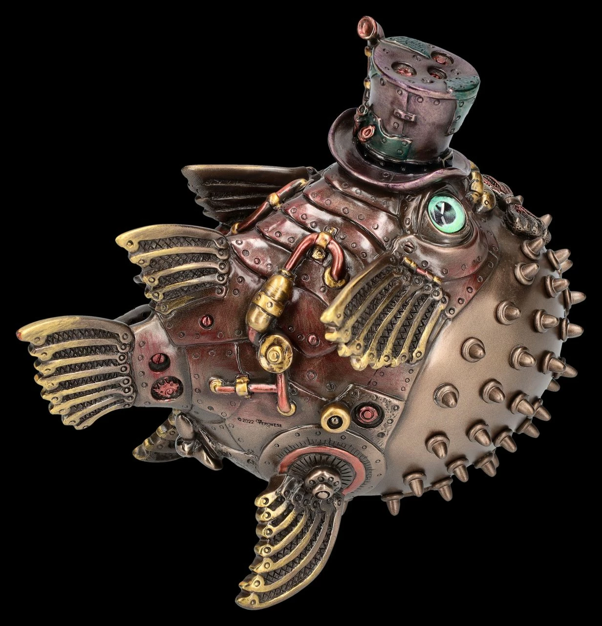 Steampunk Kugelfisch Figur - Fugu 9 Steampunk Kugelfisch Figur - Fugu – Bild 7