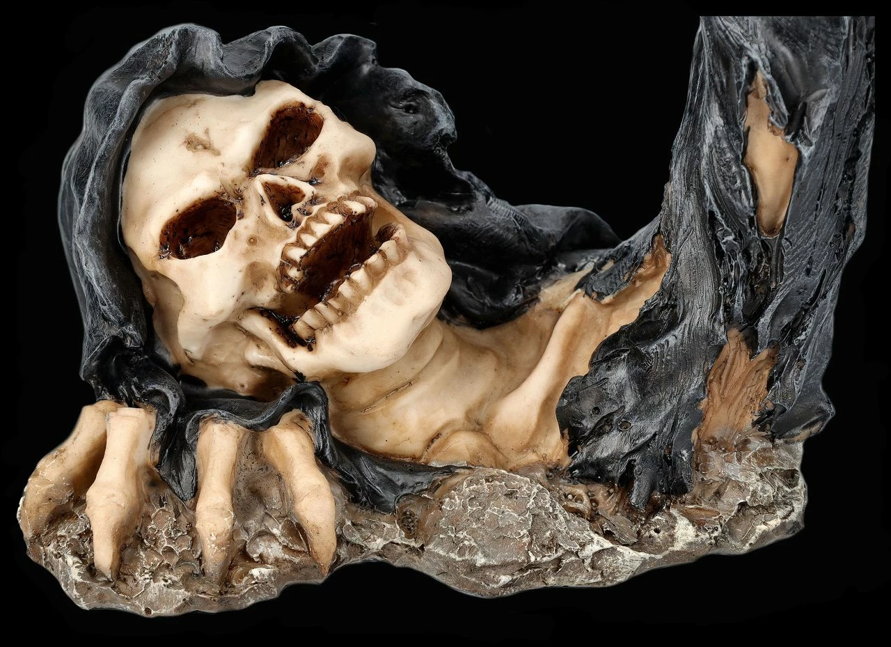 Sensenmann Figur - Reaper Entsteigt Grab Mit Laterne 10 Sensenmann Figur - Reaper Entsteigt Grab Mit Laterne – Bild 8