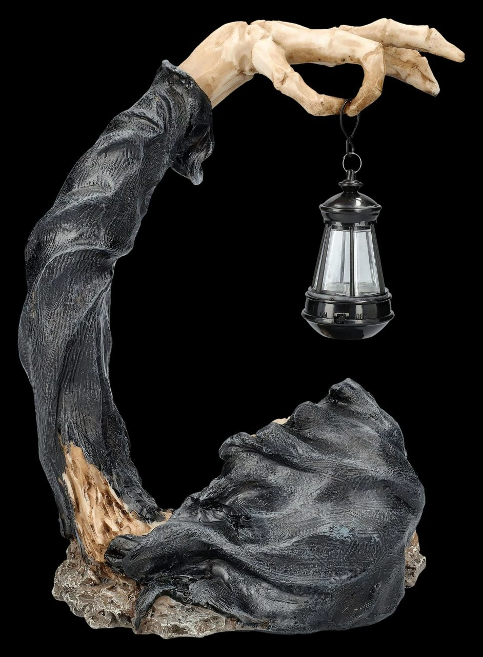 Sensenmann Figur - Reaper Entsteigt Grab Mit Laterne 7 Sensenmann Figur - Reaper Entsteigt Grab Mit Laterne – Bild 5