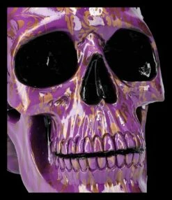 Totenkopf Figur Lila - Violet Elegance -FIGUREN Verkäufe 2D FS26161 Totenkopf lila Violet Elegance 2 1280x1280