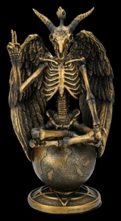 Baphomet Figur Als Skelett