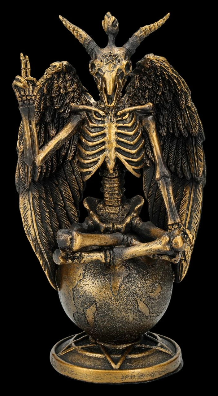 Baphomet Figur Als Skelett 3 Baphomet Figur Als Skelett
