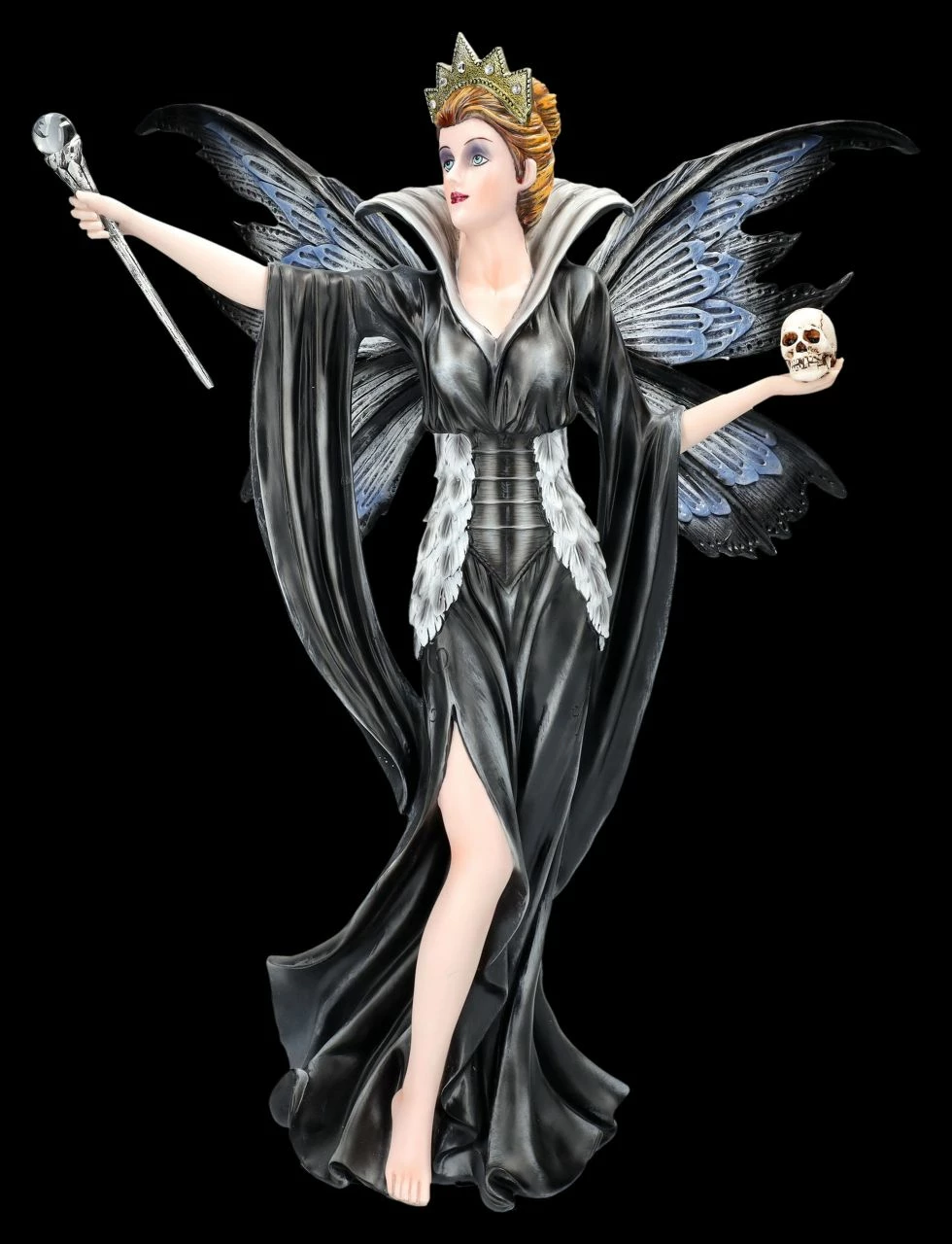 Elfenfigur - Königin Mit Zepter Und Schädel 3 Elfenfigur - Königin Mit Zepter Und Schädel