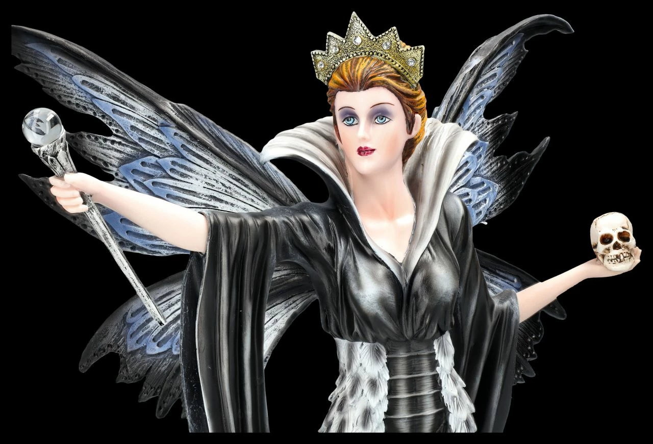 Elfenfigur - Königin Mit Zepter Und Schädel 9 Elfenfigur - Königin Mit Zepter Und Schädel – Bild 7
