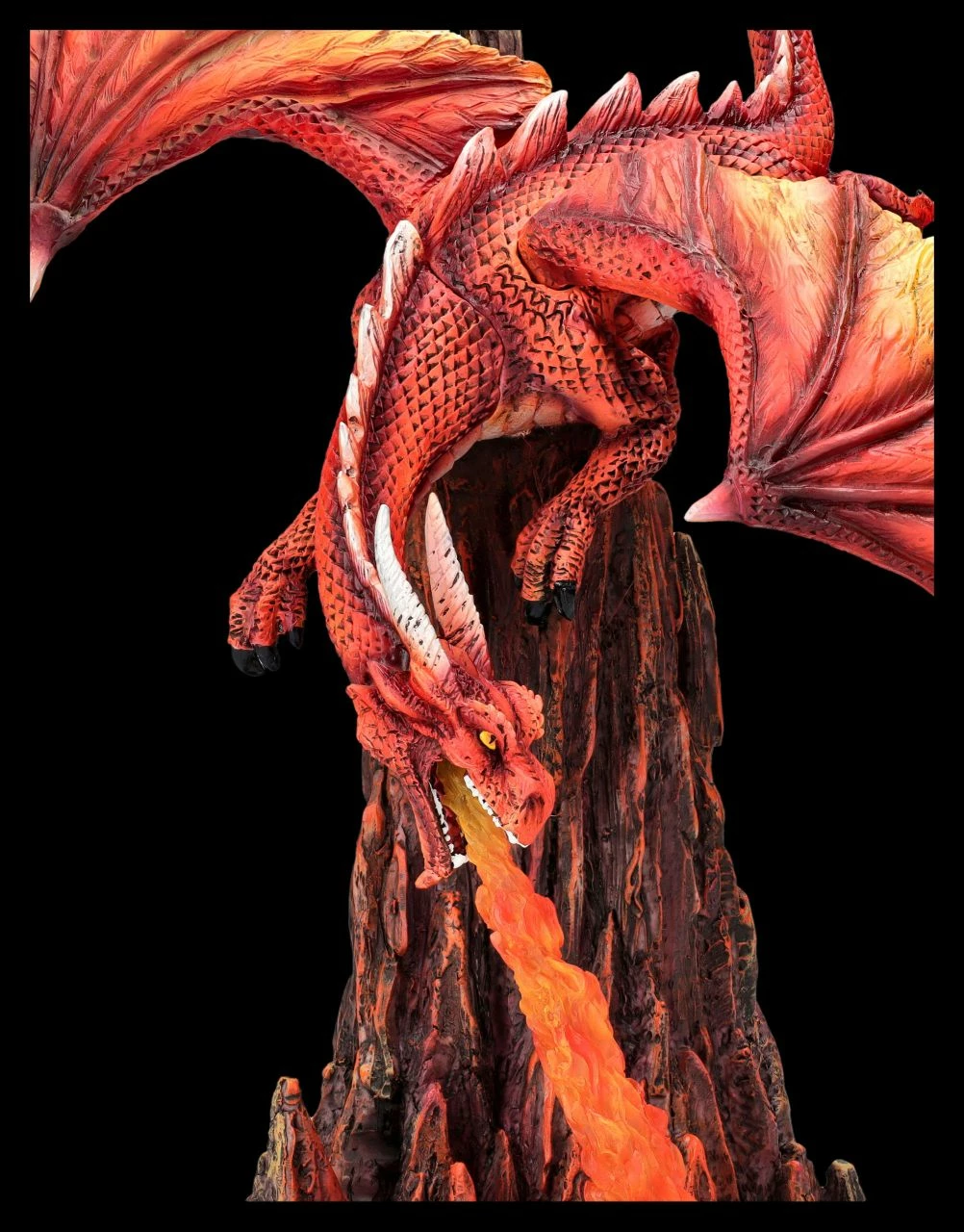 Drachenfigur Rot - Höllenfeuer 9 Drachenfigur Rot - Höllenfeuer – Bild 7