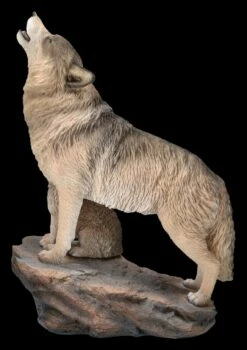 Wolffigur Groß - Heulende Mutter Mit Jungem -FIGUREN Verkäufe 2D FS26282 Wolffigur gross Heulende Mutter mit Jungen 6 1280x1280