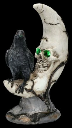 Totenkopf Mond Mit Rabe LED 13 Totenkopf Mond Mit Rabe LED -FIGUREN Verkäufe 2D FS26329 Totenkopf Mond mit Rabe LED 4 1280x1280