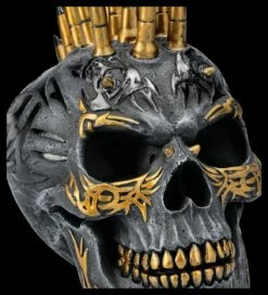 Spiral Totenkopf Figur - Patronen Iro Schwarz-Gold 16 Spiral Totenkopf Figur - Patronen Iro Schwarz-Gold -FIGUREN Verkäufe 2D FS26355 Totenkopf Figur Patronen Iro Schwarz Gold 3 1280x1280