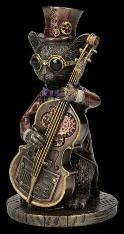 Steampunk Figur - Katzen Bassist -FIGUREN Verkäufe 2D FS26388 Katzen Bassist 4 1280x1280