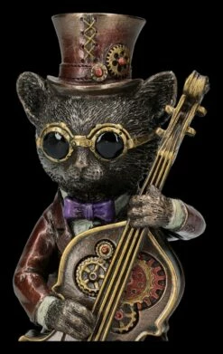 Steampunk Figur - Katzen Bassist -FIGUREN Verkäufe 2D FS26388 Katzen Bassist 5 1280x1280