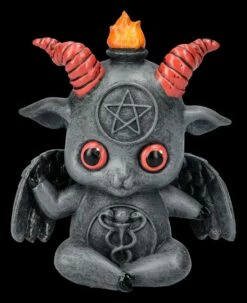Baphomet Figur - Niedlicher Baphy Beim Meditieren