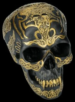 Totenkopf Schwarz - Keltische Verzierungen 12 Totenkopf Schwarz - Keltische Verzierungen -FIGUREN Verkäufe 2D FS26603 Totenkopf schwarz Keltische Verzierungen 33dI6feR1lfucL 1280x1280
