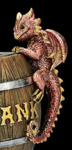 Spardose - Drache Auf Faß -FIGUREN Verkäufe 2D FS26672 Spardose Drache mit Fass 6 1280x1280