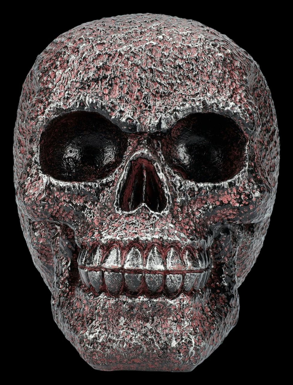 Totenkopf Figur - Rostiger Schädel 4 Totenkopf Figur - Rostiger Schädel – Bild 2