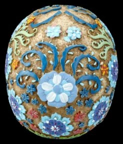 Totenkopf Figur Mit Buntem Blumenmuster -FIGUREN Verkäufe 2D FS26682 Totenkopf Figur mit buntem Bkumenmuster 3 1280x1280