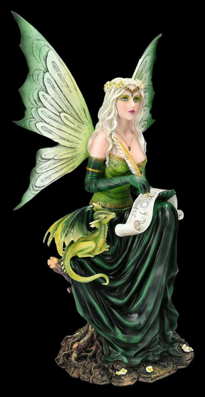 Elfen Figur - Prinzessin Giada Mit Drache 3 Elfen Figur - Prinzessin Giada Mit Drache – Bild 2