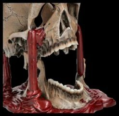 NEMESIS NOW Schmelzender Totenkopf Mit Blut - Meltdown -FIGUREN Verkäufe 2D FS26699 Schmalzender Totenkopf mit Blut Meltdown 8 1280x1280