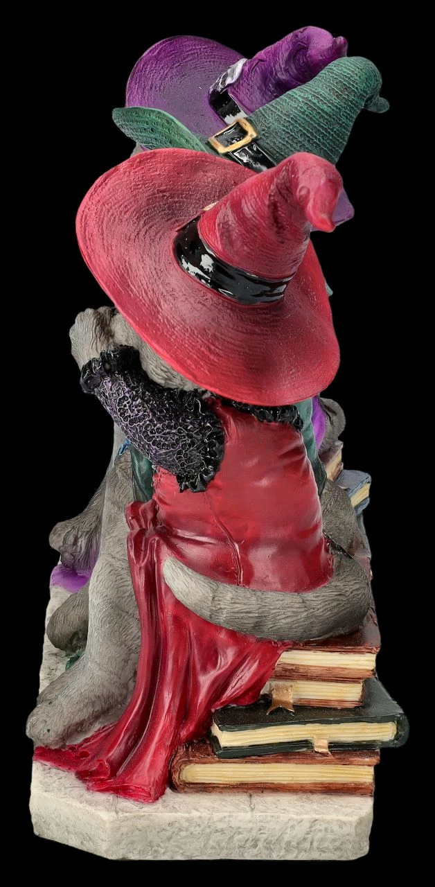 Katzenfigur - Drei Weise Hexenkätzchen 6 Katzenfigur - Drei Weise Hexenkätzchen – Bild 4