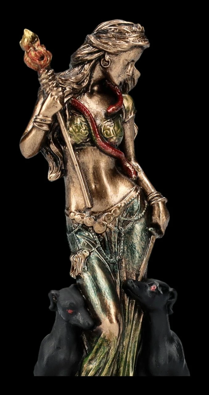 Hekate Figur Klein - Mondgöttin Mit Hunden 9 Hekate Figur Klein - Mondgöttin Mit Hunden – Bild 7