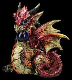 Drachen Figur Rot - Orb Hoard