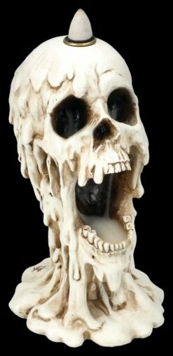 Rückfluss-Räucherhalter - Schmelzender Totenkopf -FIGUREN Verkäufe 2D FS26741 Ruckfluss Raucherhalter Schmelzender Totenkopf 17 1280x1280