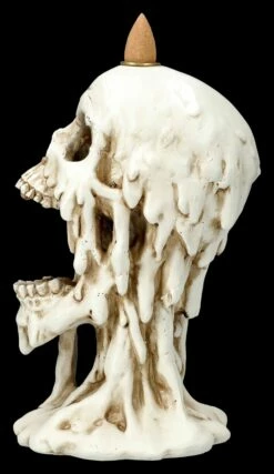 Rückfluss-Räucherhalter - Schmelzender Totenkopf -FIGUREN Verkäufe 2D FS26741 Ruckfluss Raucherhalter Schmelzender Totenkopf 2 1280x1280