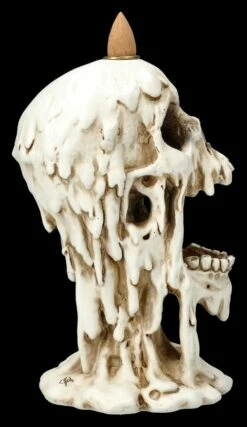 Rückfluss-Räucherhalter - Schmelzender Totenkopf -FIGUREN Verkäufe 2D FS26741 Ruckfluss Raucherhalter Schmelzender Totenkopf 4 1280x1280