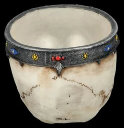 Totenkopf Schale Oder Blumentopf - Königlicher Schädel -FIGUREN Verkäufe 2D FS26770 Totenkopf Blumentopf Koniglicher Schadel 3 1280x1280