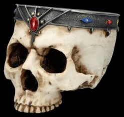 Totenkopf Schale Oder Blumentopf - Königlicher Schädel -FIGUREN Verkäufe 2D FS26770 Totenkopf Blumentopf Koniglicher Schadel 6 1280x1280