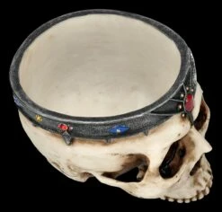 Totenkopf Schale Oder Blumentopf - Königlicher Schädel -FIGUREN Verkäufe 2D FS26770 Totenkopf Blumentopf Koniglicher Schadel 9 1280x1280