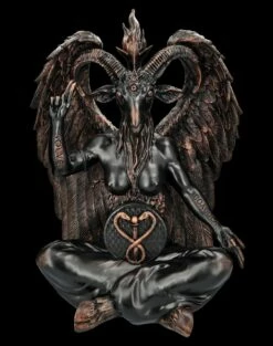 Baphomet Figur XXL - Kupferfarben