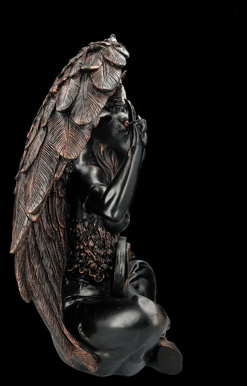 Baphomet Figur XXL - Kupferfarben 8 Baphomet Figur XXL - Kupferfarben – Bild 6