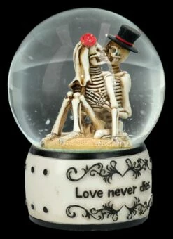 Schneekugel Skelett Liebespaar - Love Never Dies -FIGUREN Verkäufe 2D FS26778 Schneekugel Skelett Liebespaar Love Never Dies 5 1280x1280