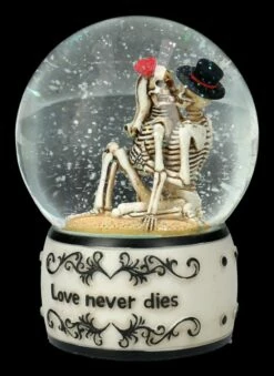 Schneekugel Skelett Liebespaar - Love Never Dies -FIGUREN Verkäufe 2D FS26778 Schneekugel Skelett Liebespaar Love Never Dies 8 1280x1280
